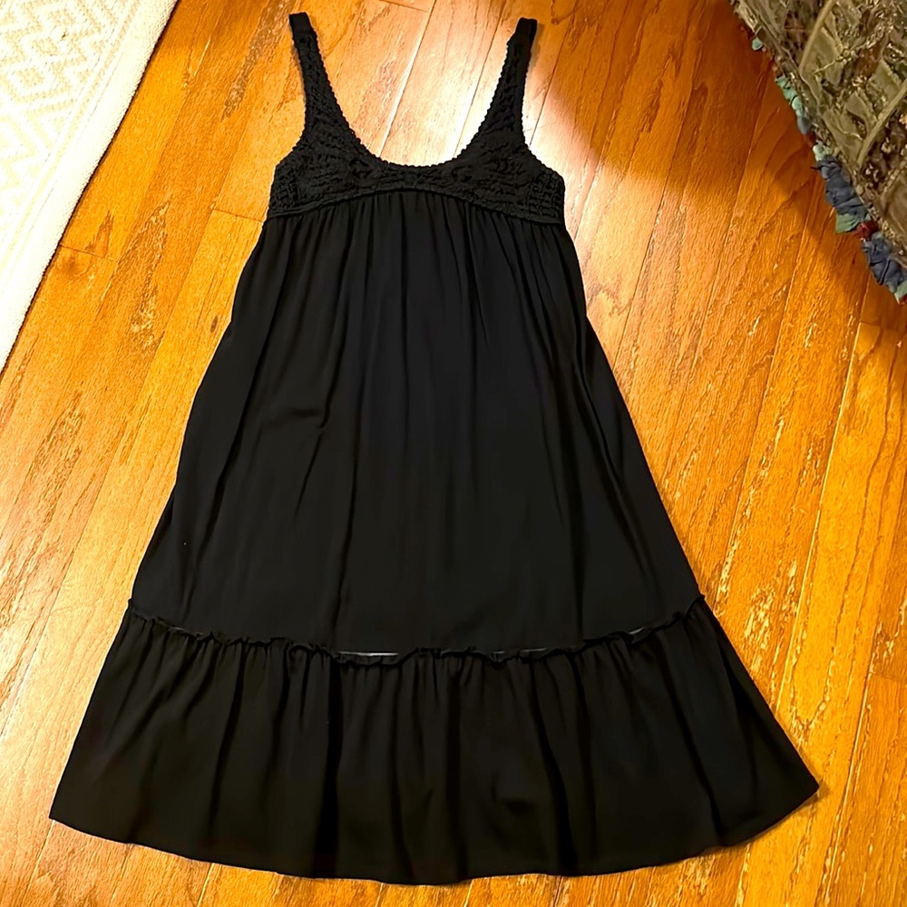 Old Navy Black Swing Dress